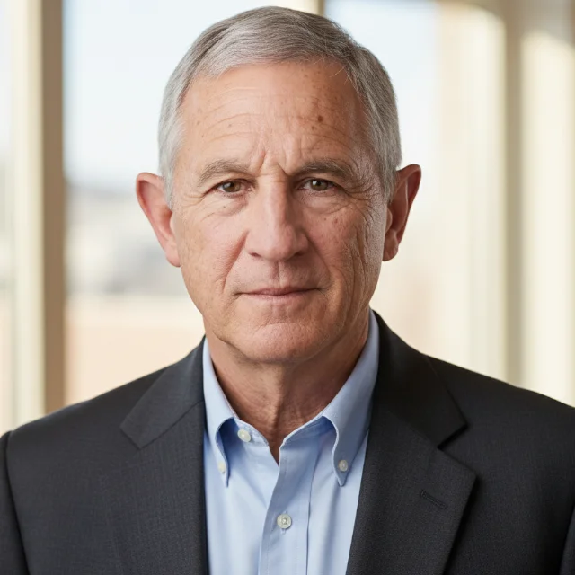 Warm toned headshot photo of Steven L Bosse, Partner at Bosse Rollman PC